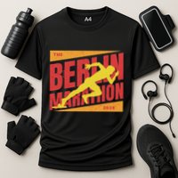 German Marathon 2025 And Berlin Germany Running Marathoner Cooling Performance Crew T-Shirt