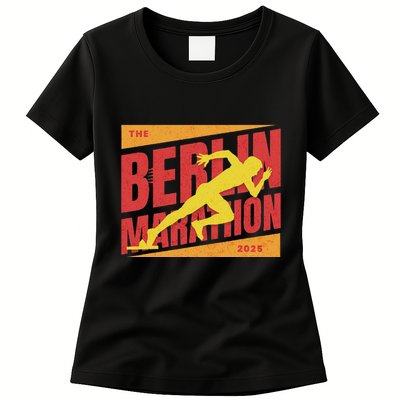 German Marathon 2025 And Berlin Germany Running Marathoner Womens T-Shirt