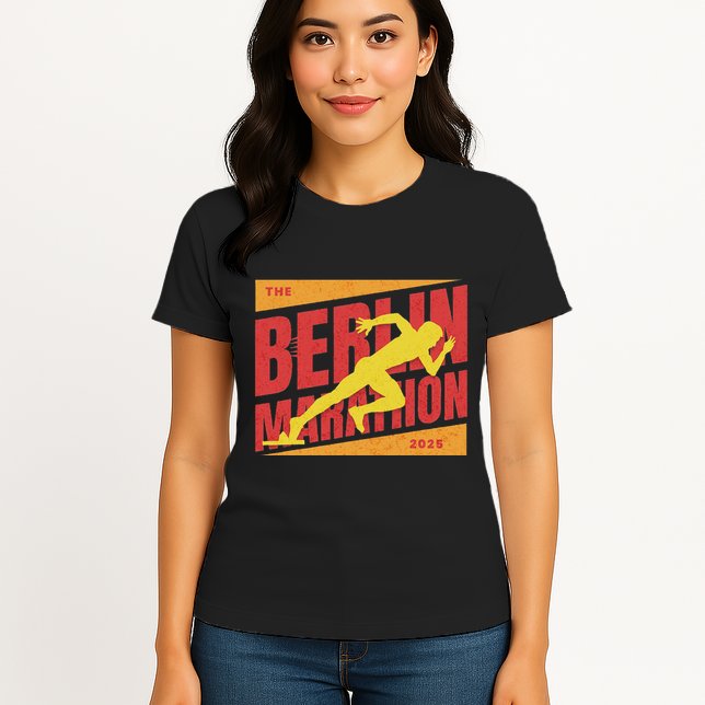 German Marathon 2025 And Berlin Germany Running Marathoner Womens T-Shirt
