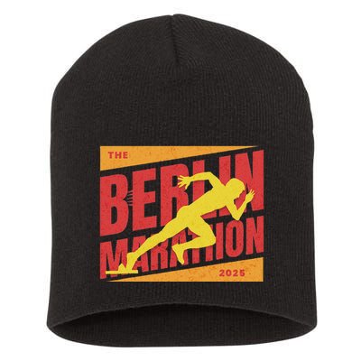 German Marathon 2025 And Berlin Germany Running Marathoner Short Acrylic Beanie