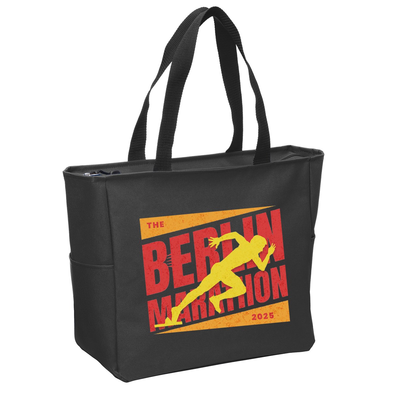 German Marathon 2025 And Berlin Germany Running Marathoner Zip Tote Bag