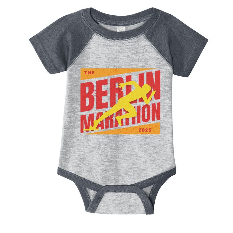 German Marathon 2025 And Berlin Germany Running Marathoner Infant Baby Jersey Bodysuit
