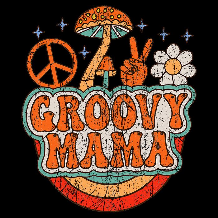 Groovy Mama 70s Aesthetic Nostalgia 1970S Retro Mom Tank Top