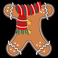 Gingerbread Man Adult Cookie Costume 16 in Basic Backpack