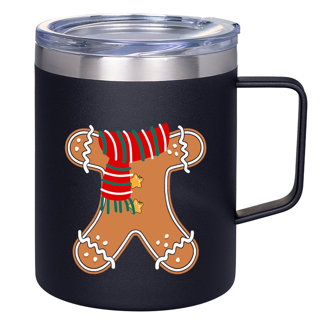 Gingerbread Man Adult Cookie Costume 12oz Stainless Steel Coffee Mug