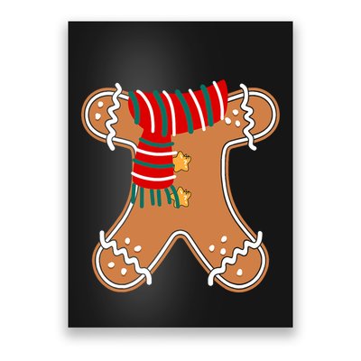 Gingerbread Man Adult Cookie Costume Poster