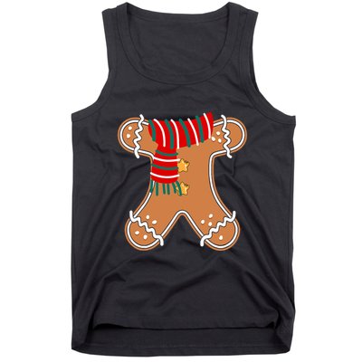 Gingerbread Man Adult Cookie Costume Tank Top
