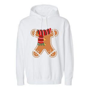 Gingerbread Man Adult Cookie Costume Garment-Dyed Fleece Hoodie