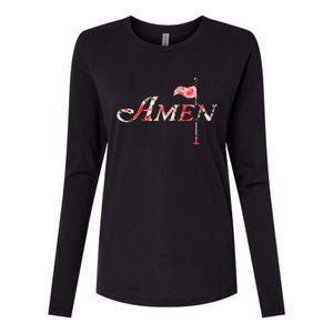 Golf Masters Amen Azalea Womens Cotton Relaxed Long Sleeve T-Shirt