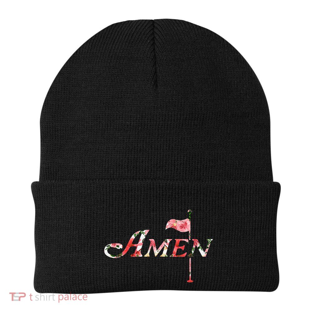 Golf Masters Amen Azalea Beanie