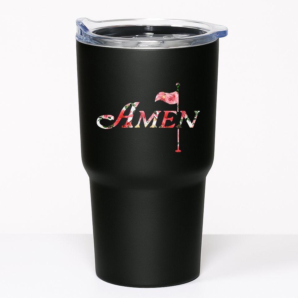 Golf Masters Amen Azalea Tumbler