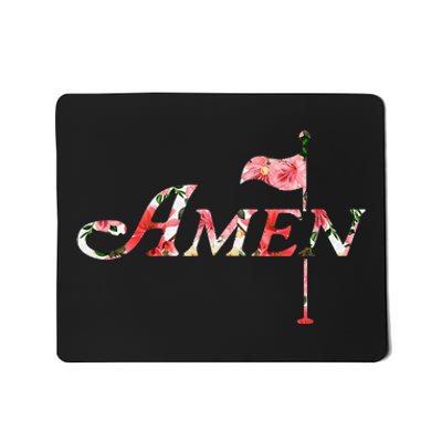 Golf Masters Amen Azalea Mousepad