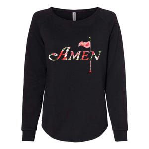 Golf Masters Amen Azalea Womens California Wash Sweatshirt