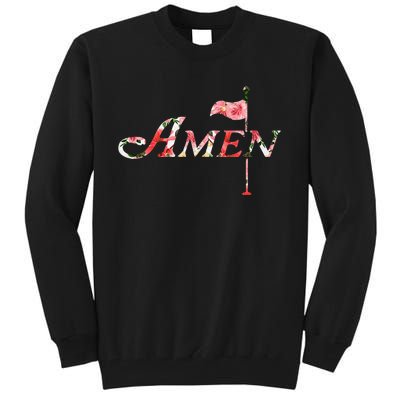 Golf Masters Amen Azalea Tall Sweatshirt