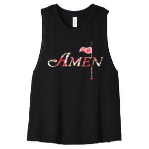 Golf Masters Amen Azalea Women's Racerback Cropped Tank