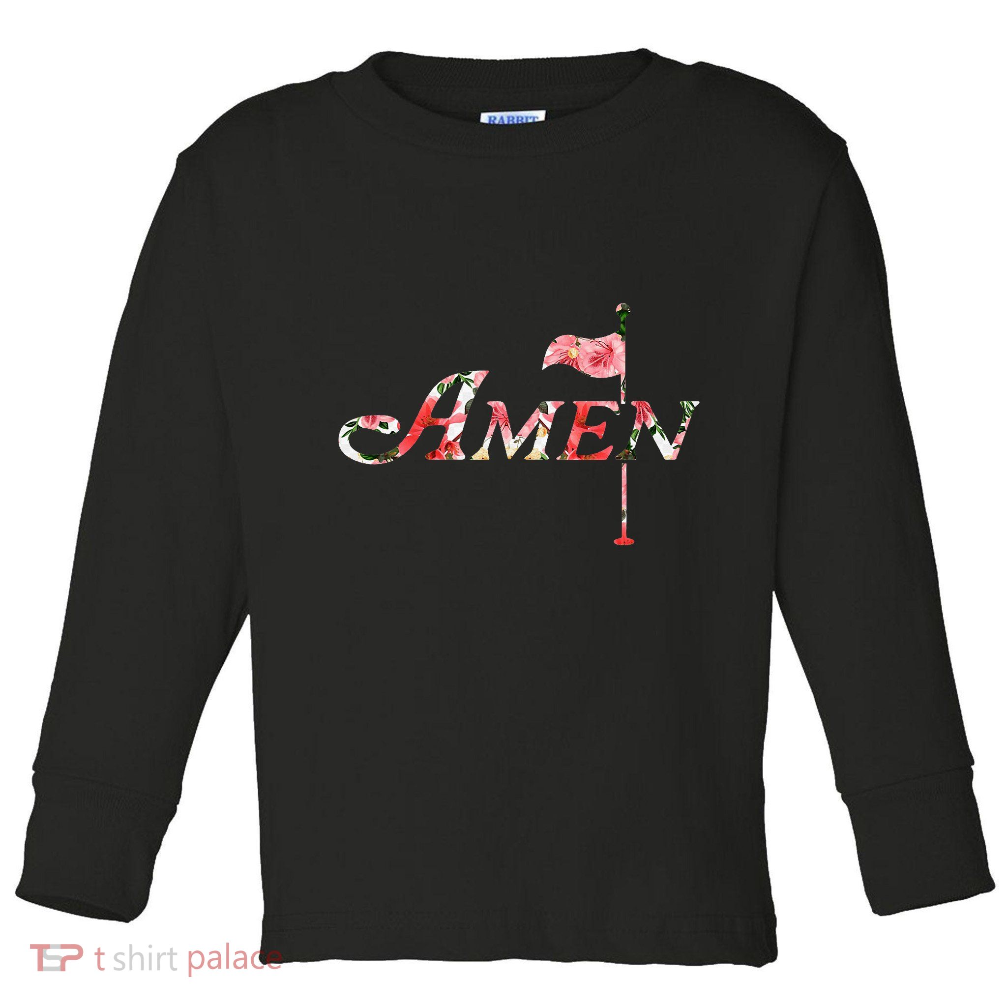 Golf Masters Amen Azalea Toddler Long Sleeve Shirt
