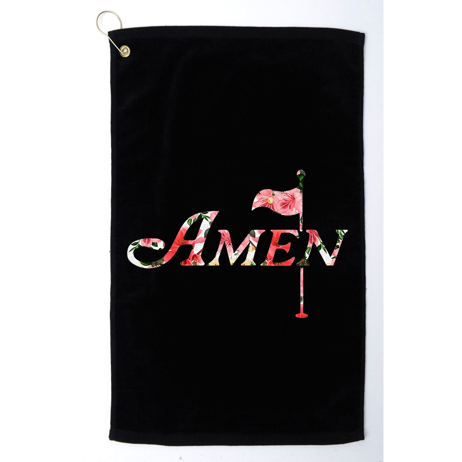 Golf Masters Amen Azalea Golf Towel