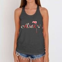 Golf Masters Amen Azalea Women's Knotted Racerback Tank