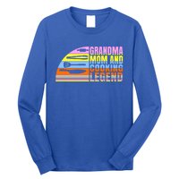 Grandma Mom And Cooking Legend Cook Cooking And Chef Gift Long Sleeve Shirt