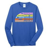 Grandma Mom And Cooking Legend Cook Cooking And Chef Gift Tall Long Sleeve T-Shirt