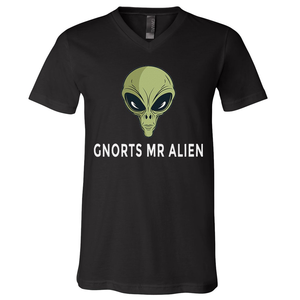 Gnorts Mr Alien V-Neck T-Shirt