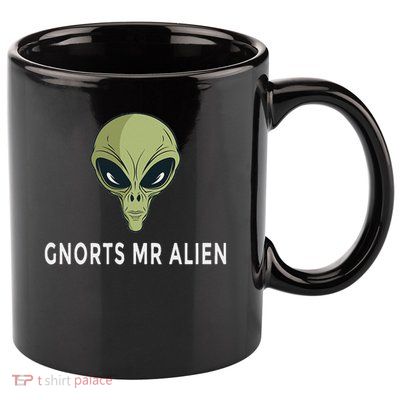 Gnorts Mr Alien 11oz C Handle Ceramic Mug