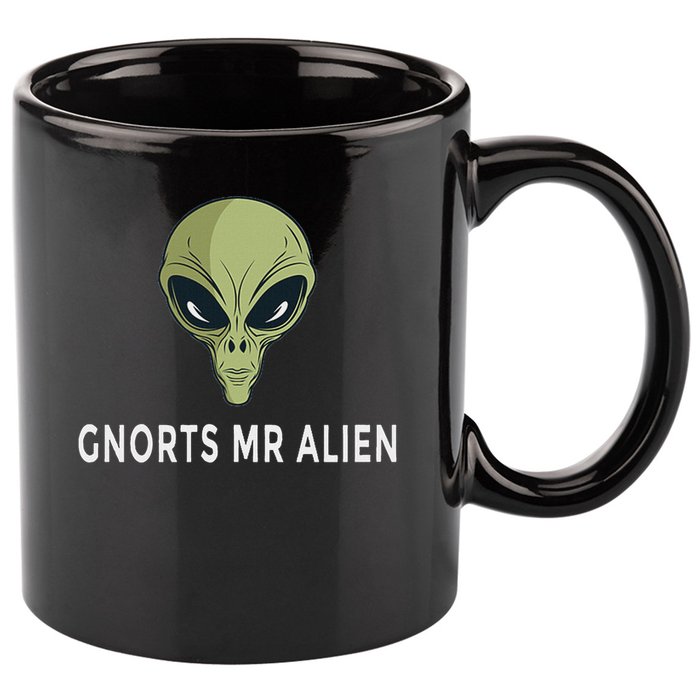 Gnorts Mr Alien 11oz C Handle Ceramic Mug