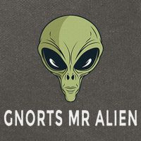 Gnorts Mr Alien Cotton Canvas Backpack