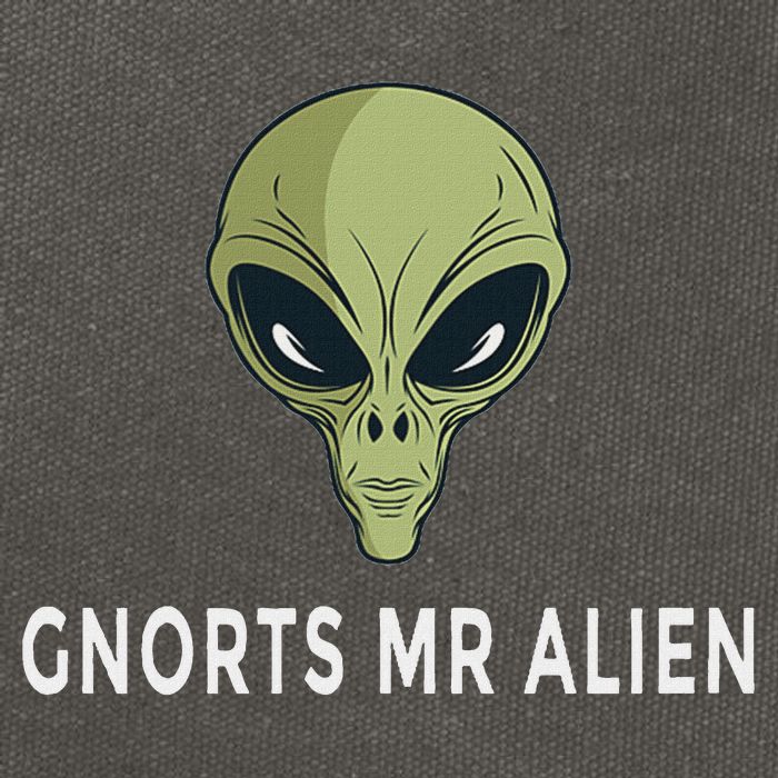 Gnorts Mr Alien Cotton Canvas Backpack