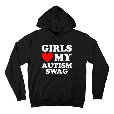 GirlsLove My Autism Swag Funny Autistic Boy Gifts Awareness Hoodie