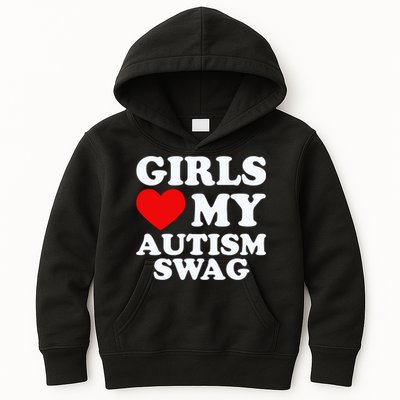 GirlsLove My Autism Swag Funny Autistic Boy Gifts Awareness Kids Hoodie