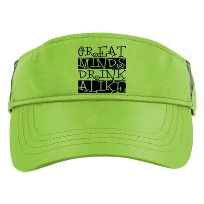 Great Minds Alike Funny Ing Gift Adult Drive Performance Visor