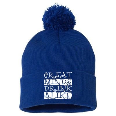 Great Minds Alike Funny Ing Gift Pom Pom 12in Knit Beanie