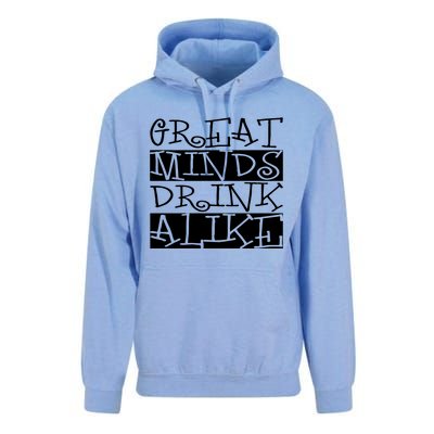 Great Minds Alike Funny Ing Gift Unisex Surf Hoodie