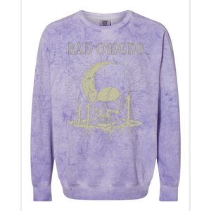 Graphic Moths And Skulls Classic Bad Personalized 70s Omens Colorblast Crewneck Sweatshirt