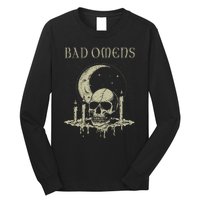 Graphic Moths And Skulls Classic Bad Personalized 70s Omens Long Sleeve Shirt