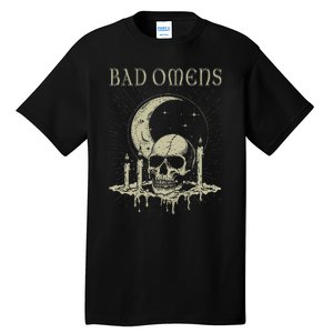 Graphic Moths And Skulls Classic Bad Personalized 70s Omens Tall T-Shirt