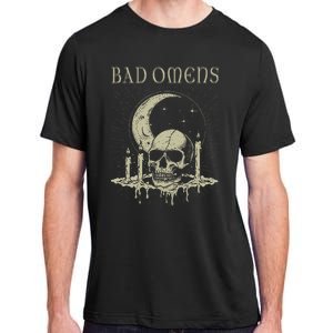 Graphic Moths And Skulls Classic Bad Personalized 70s Omens Adult ChromaSoft Performance T-Shirt