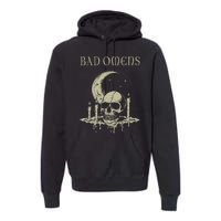 Graphic Moths And Skulls Classic Bad Personalized 70s Omens Premium Hoodie