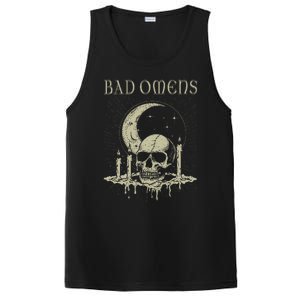 Graphic Moths And Skulls Classic Bad Personalized 70s Omens PosiCharge Competitor Tank