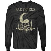 Graphic Moths And Skulls Classic Bad Personalized 70s Omens Tie-Dye Long Sleeve Shirt