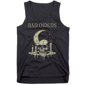 Graphic Moths And Skulls Classic Bad Personalized 70s Omens Tank Top