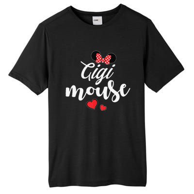 Gigi Mouse And Gigi Mouse Heart Funny Mother's Day Tall Fusion ChromaSoft Performance T-Shirt