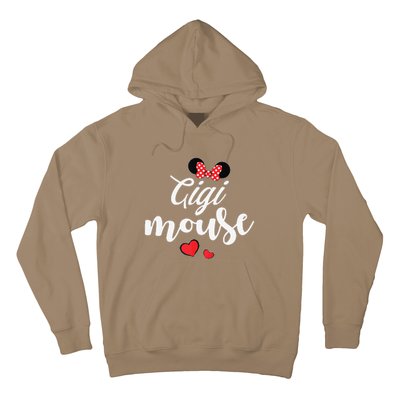 Gigi Mouse And Gigi Mouse Heart Funny Mother's Day Hoodie