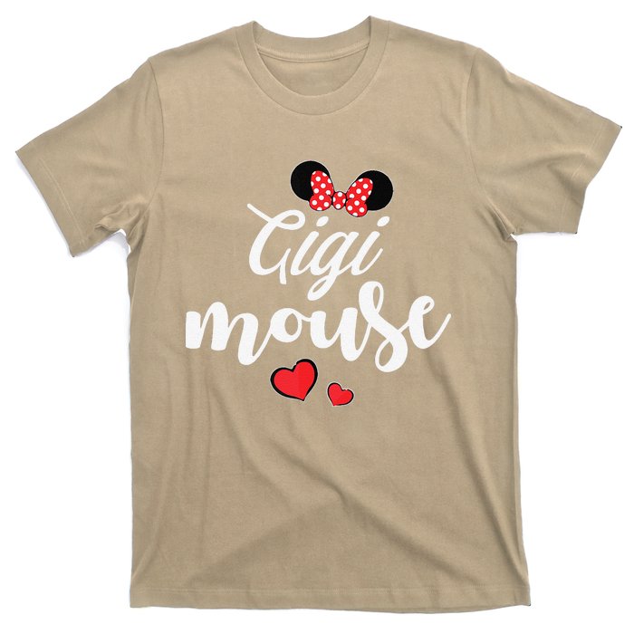 Gigi Mouse And Gigi Mouse Heart Funny Mother's Day T-Shirt