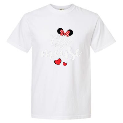 Gigi Mouse And Gigi Mouse Heart Funny Mother's Day Garment-Dyed Heavyweight T-Shirt