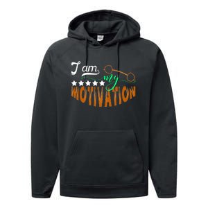 Gym Motivation Apparel Performance Fleece Hoodie