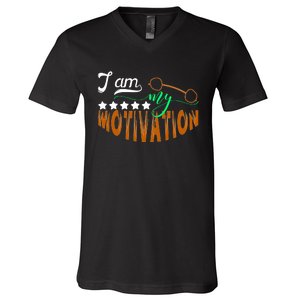 Gym Motivation Apparel V-Neck T-Shirt