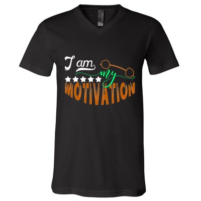 Gym Motivation Apparel V-Neck T-Shirt