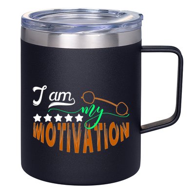 Gym Motivation Apparel 12oz Stainless Steel Coffee Mug